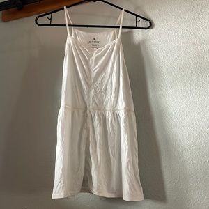 Flowy white American Eagle tank.